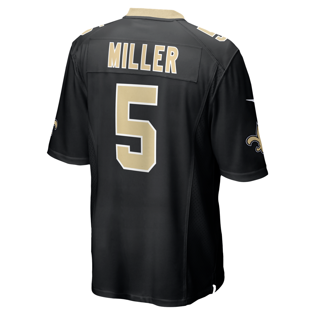 Kendre Miller New Orleans Saints Black Team Game Jersey