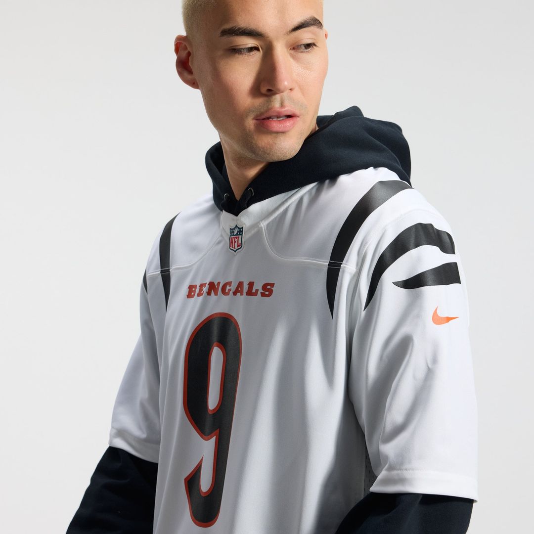 Joe Burrow Cincinnati Bengals White Game Jersey