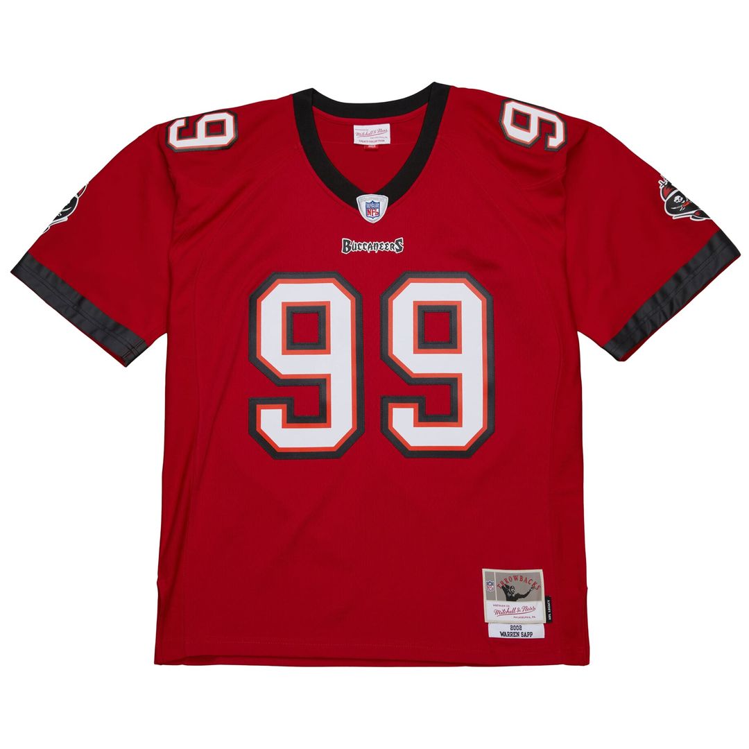 Warren Sapp Tampa Bay Buccaneers Orange 1995 Legacy Replica Jersey