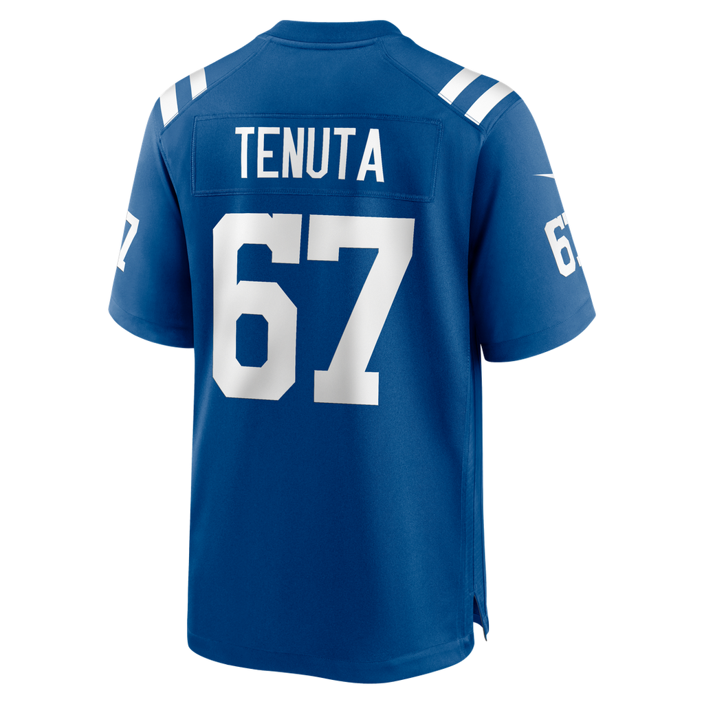 Luke Tenuta Indianapolis Colts Royal Team Game Jersey