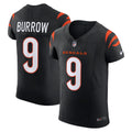 Joe Burrow Cincinnati Bengals Black Team Vapor F.U.S.E. Elite Jersey