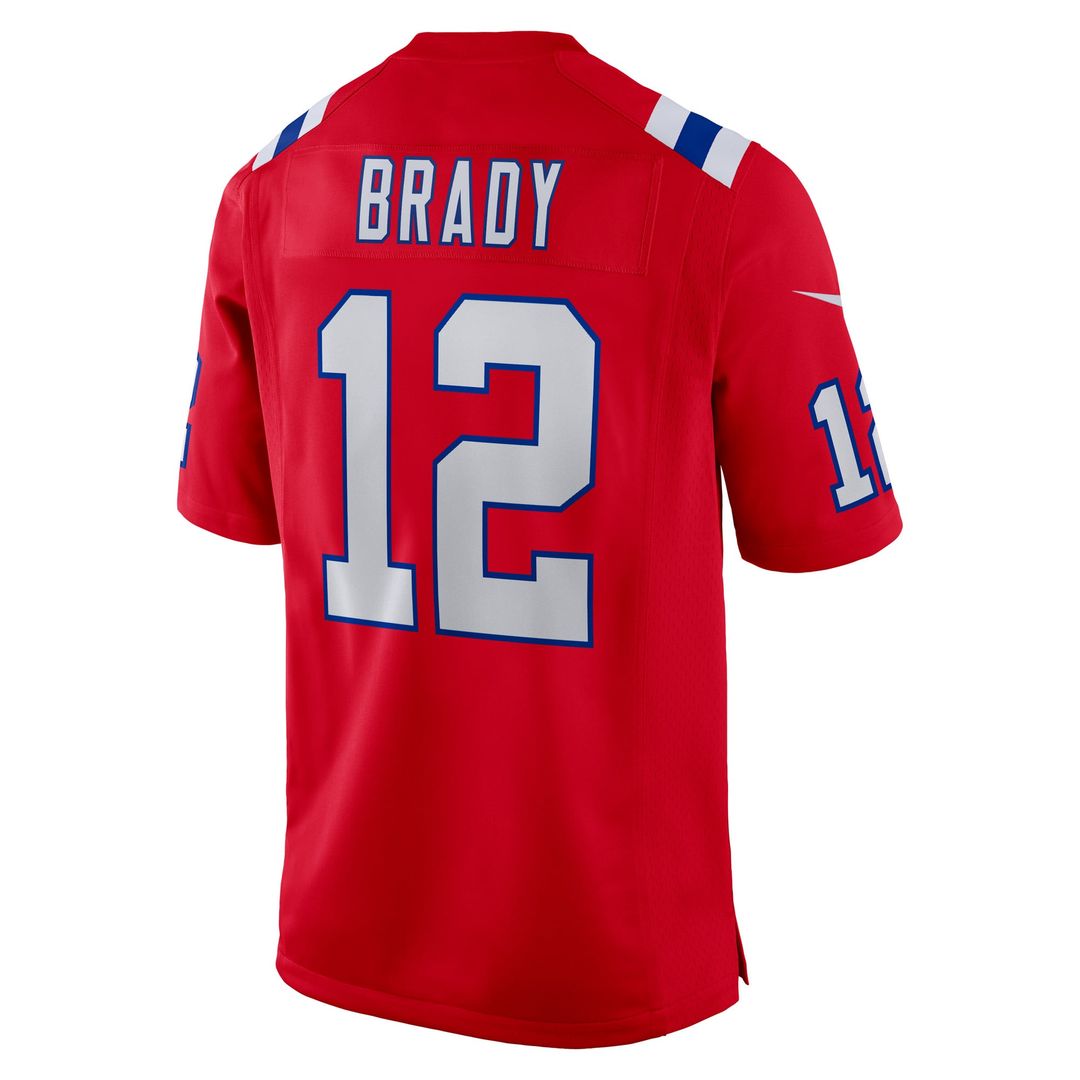Tom Brady New England Patriots Red Retired Player Alternate Game Jersey