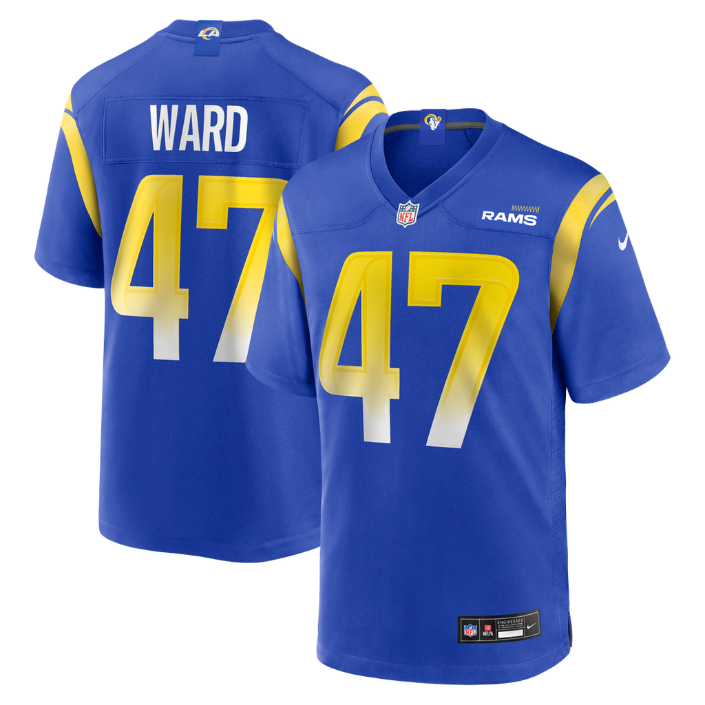 Alex Ward Los Angeles Rams Royal Home Game Jersey