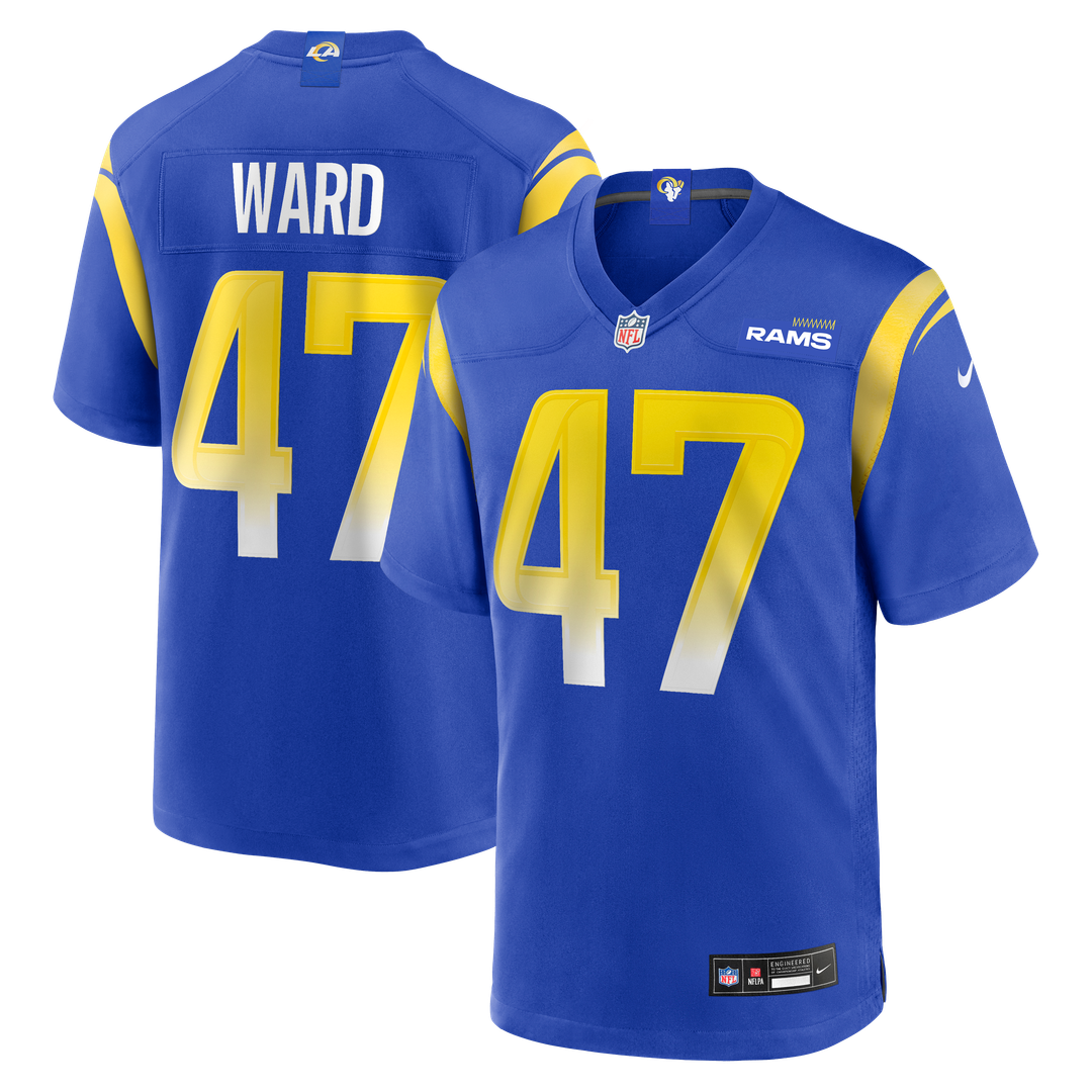 Alex Ward Los Angeles Rams Royal Home Game Jersey
