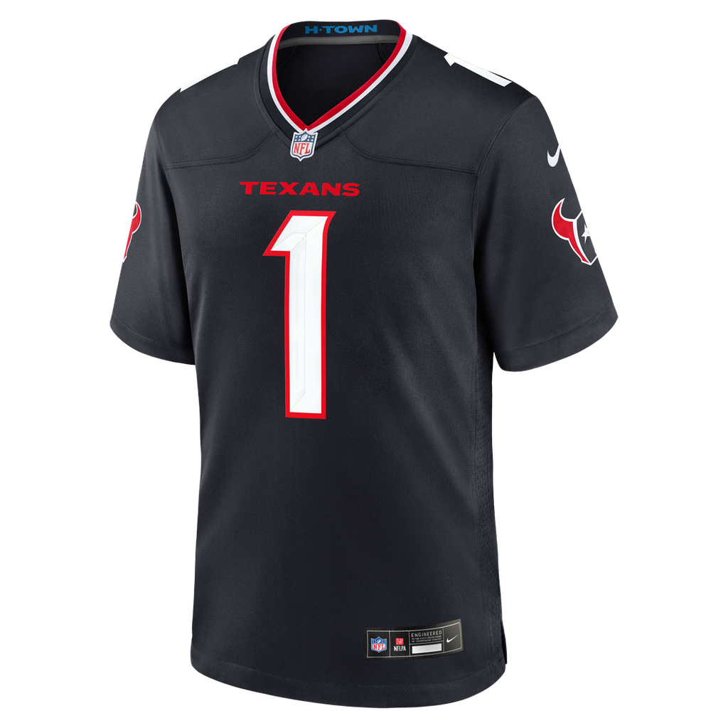 Tank Dell Houston Texans Navy Team Game Jersey