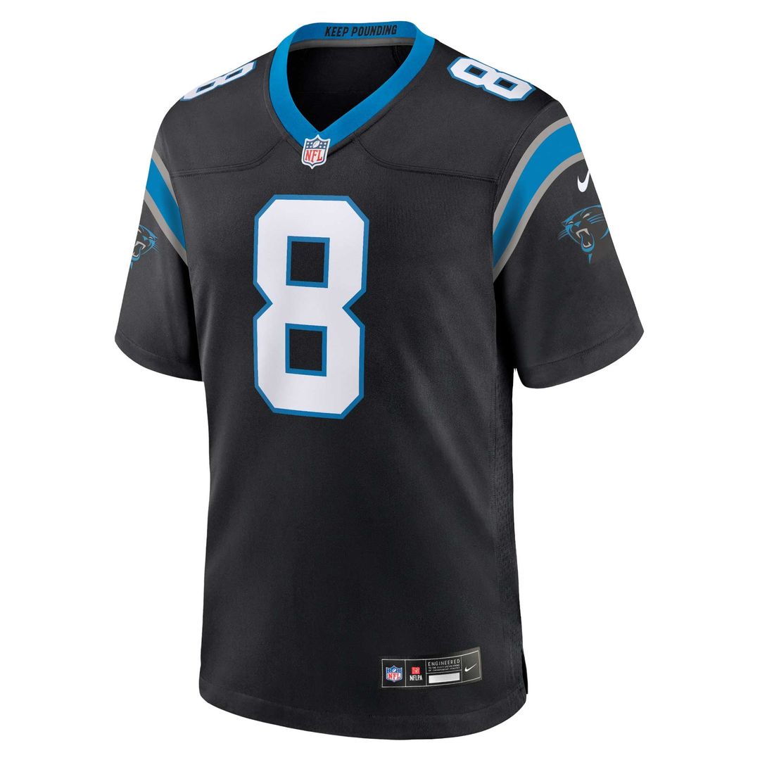 Jaycee Horn Carolina Panthers Black Game Jersey