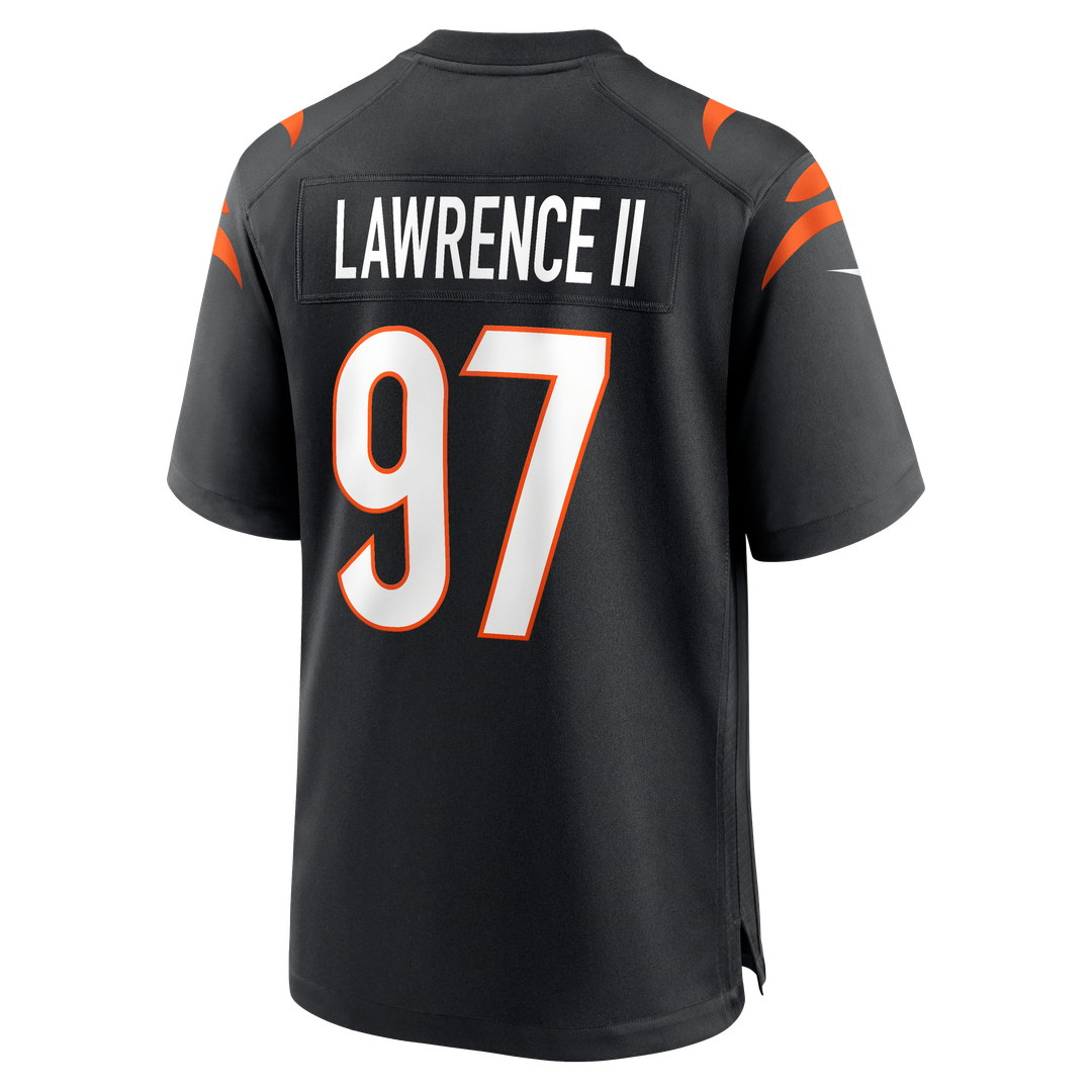 Dexter Lawrence II Cincinnati Bengals Black Game Jersey