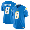 Omarion Hampton Los Angeles Chargers Powder Blue Team Vapor F.U.S.E. Stitched Limited Jersey