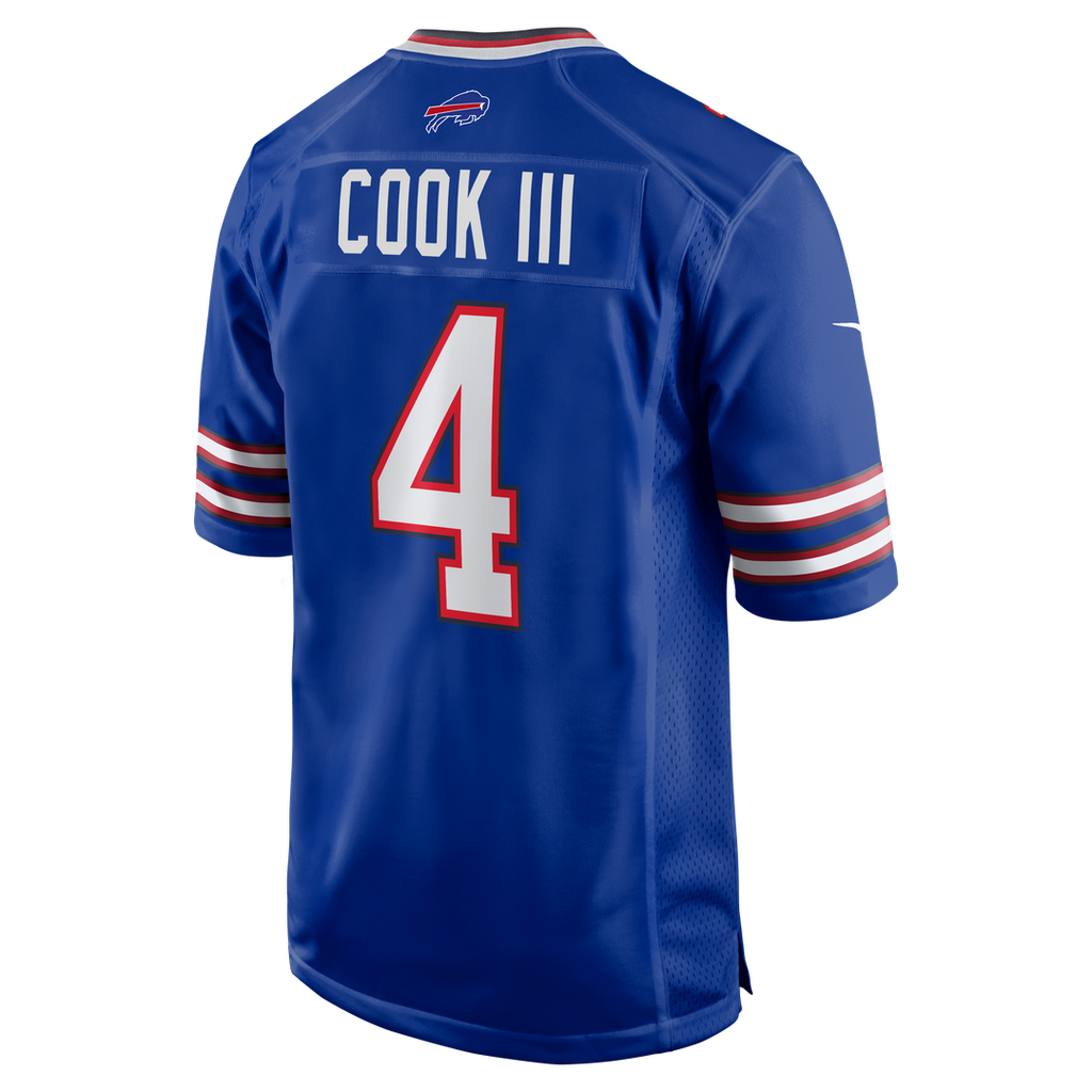 James Cook III Buffalo Bills Gray Nickel City Game Jersey