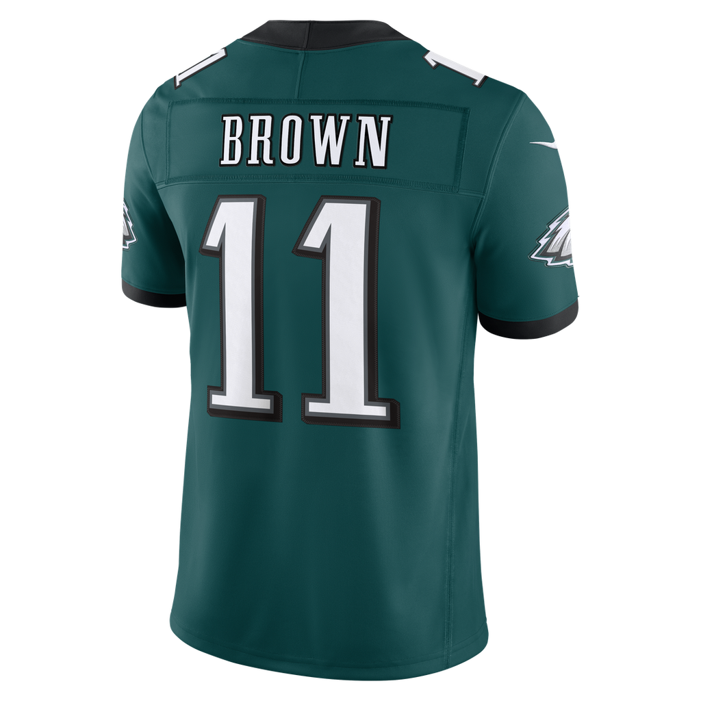 A.J. Brown Philadelphia Eagles Midnight Green Team Vapor F.U.S.E. Stitched Limited Jersey