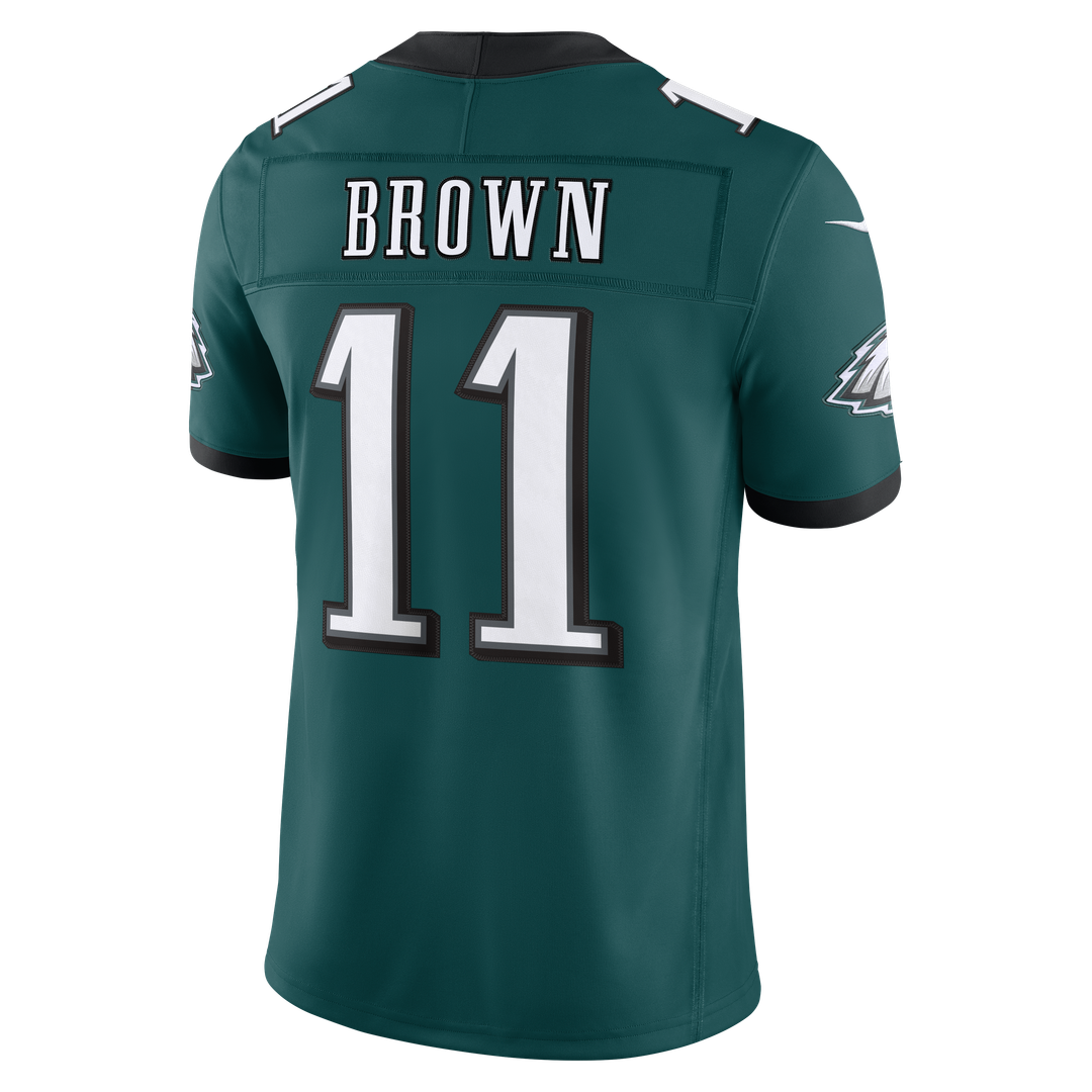 A.J. Brown Philadelphia Eagles Midnight Green Team Vapor F.U.S.E. Stitched Limited Jersey