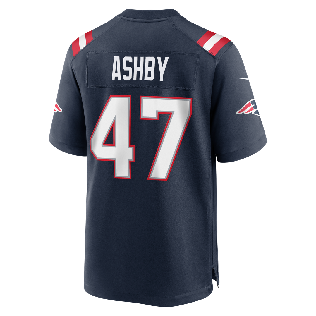 Julian Ashby New England Patriots Navy Team Game Jersey