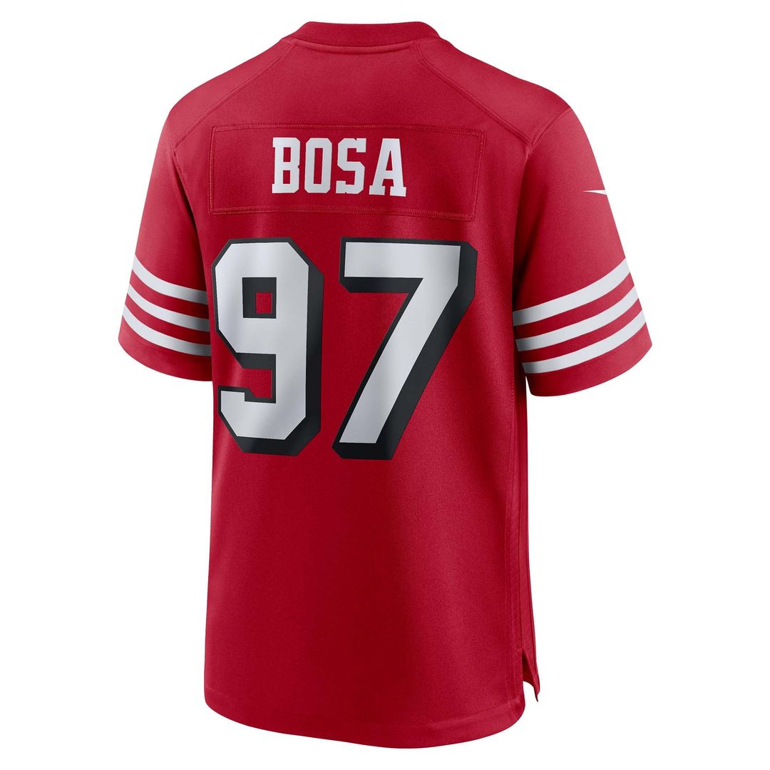 Nick Bosa San Francisco 49ers Scarlet Alternate Game Jersey