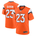 Jahdae Barron Denver Broncos Orange Team Game Jersey