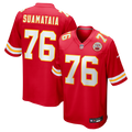 Kingsley Suamataia Kansas City Chiefs Red Game Jersey