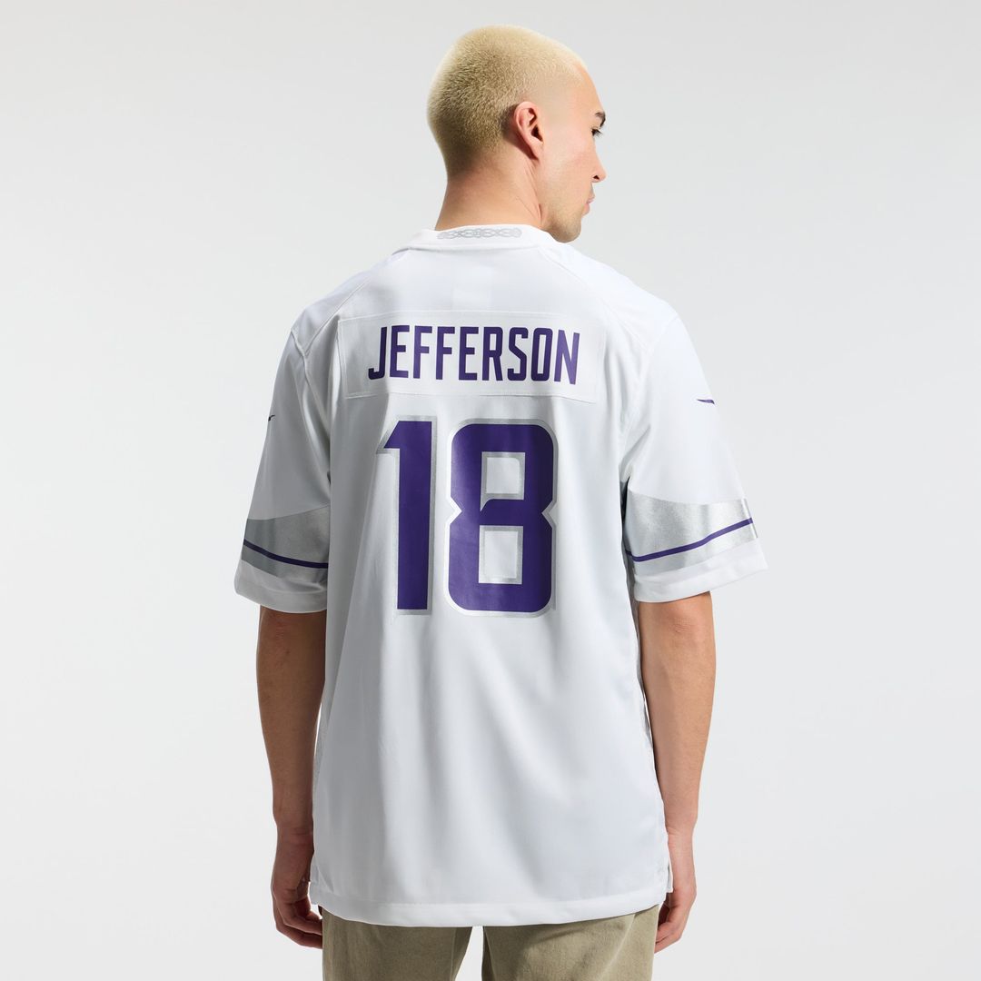Justin Jefferson Minnesota Vikings White Alternate Game Player Jersey