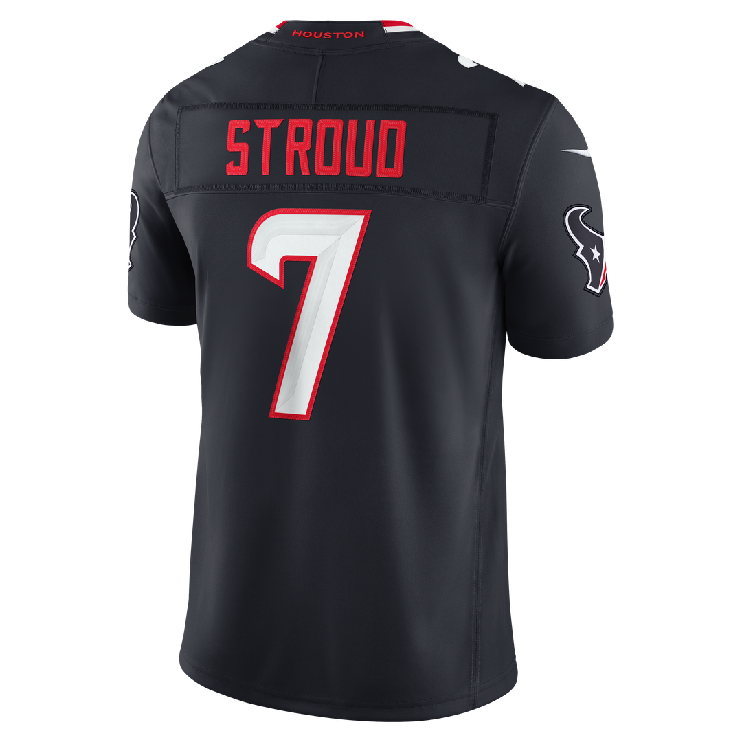 C.J. Stroud Houston Texans Navy Team Vapor F.U.S.E. Stitched Limited Jersey