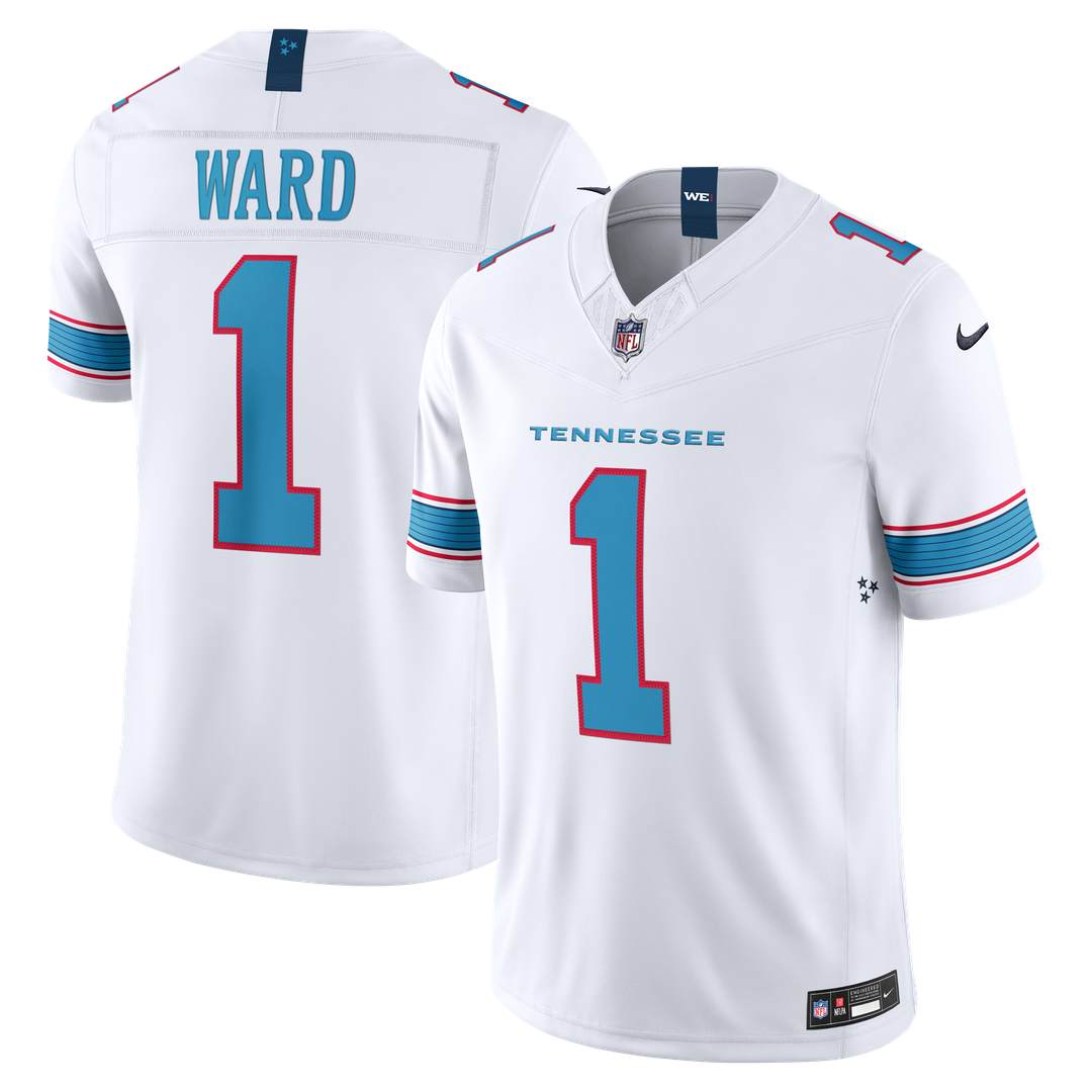 Cameron Ward Tennessee Titans Light Blue Team Vapor F.U.S.E. Stitched Limited Jersey