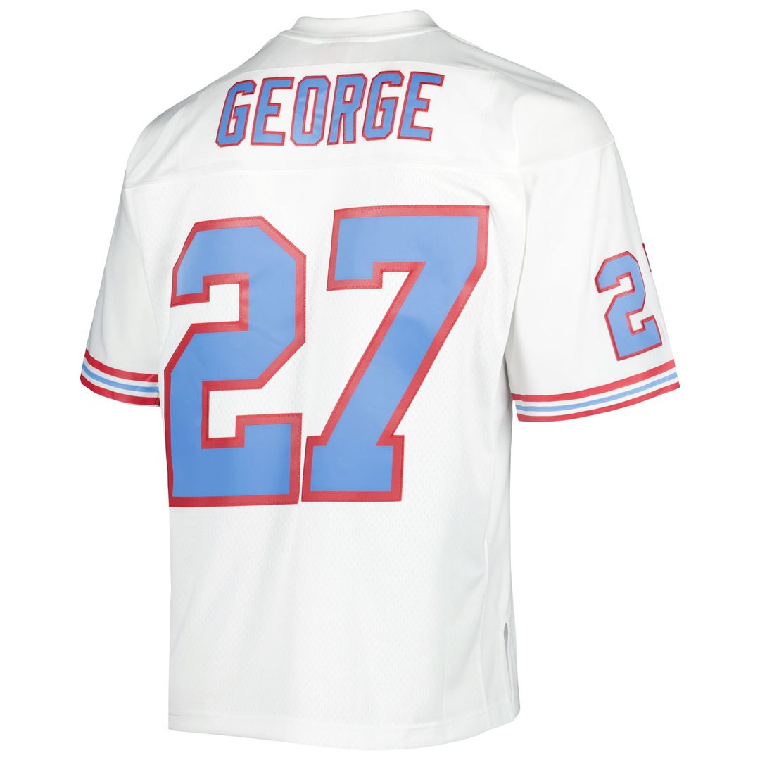 Eddie George Houston Oilers White Legacy Replica Jersey