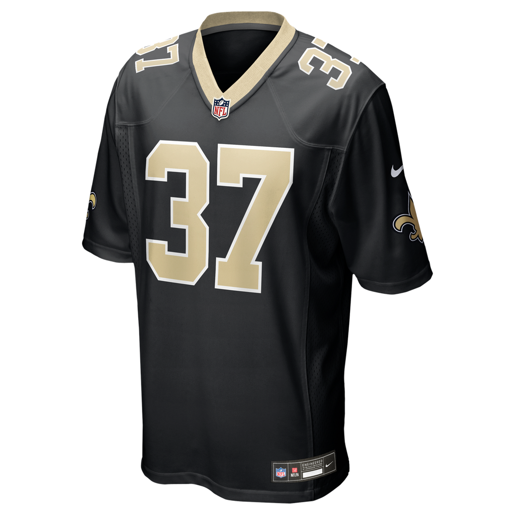 Jordan Mims New Orleans Saints Black Team Game Jersey