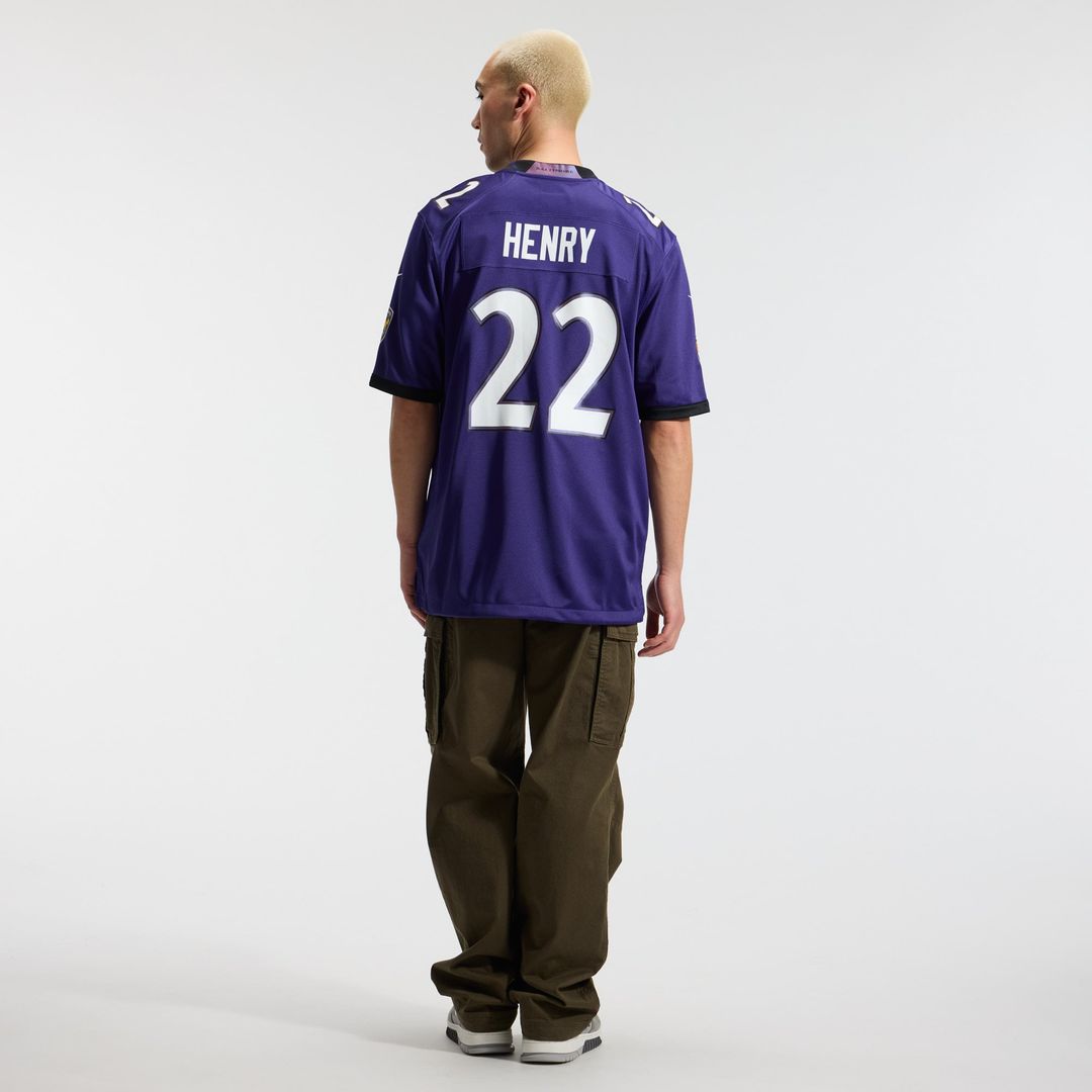 Derrick Henry Baltimore Ravens Purple Team Game Jersey