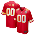 Justin Fields Kansas City Chiefs Red Game Jersey