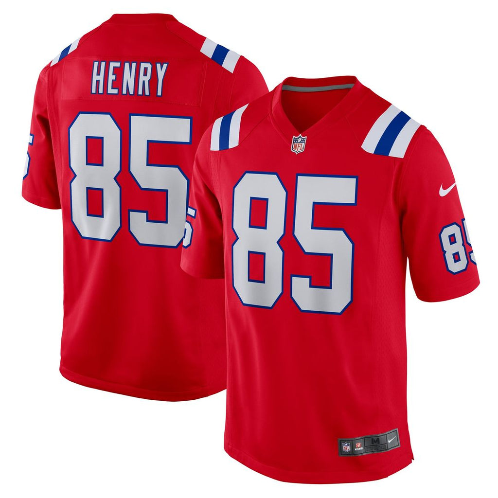 Hunter Henry New England Patriots Red Game Alternate Jersey