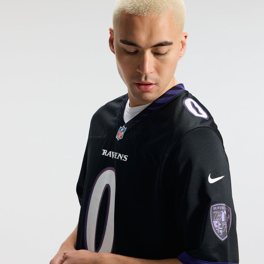 Roquan Smith Baltimore Ravens Black Alternate Game Jersey