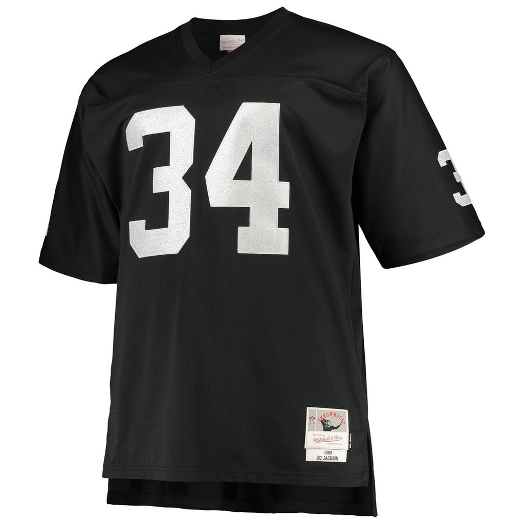Bo Jackson Las Vegas Raiders White Big & Tall 1988 Retired Player Replica Jersey