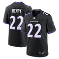 Derrick Henry Baltimore Ravens Black Alternate Game Jersey