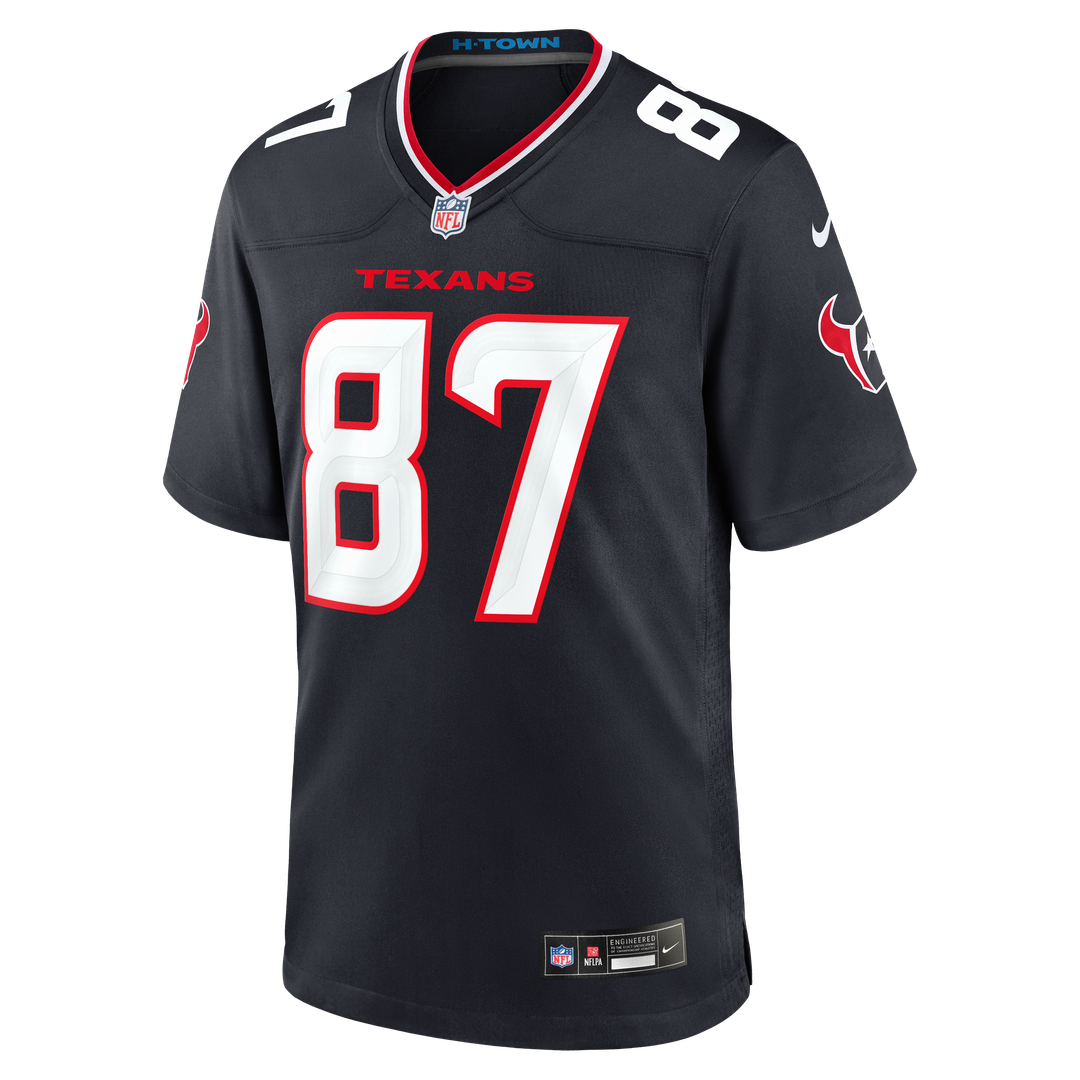 Cade Stover Houston Texans Navy Game Jersey