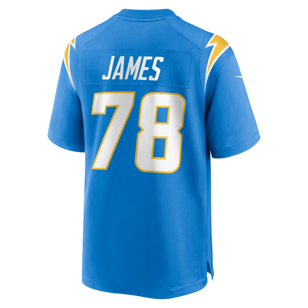 Andre James Los Angeles Chargers Powder Blue Team Game Jersey