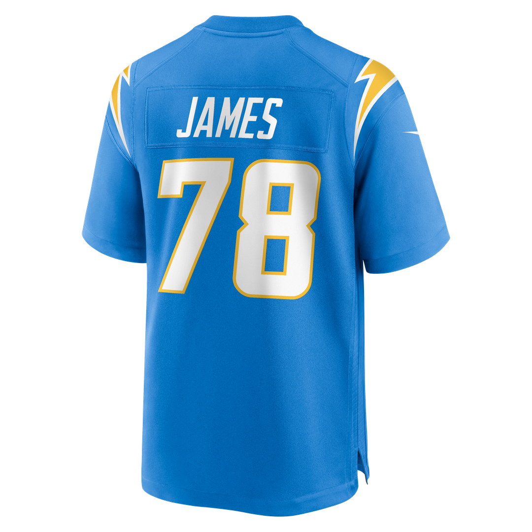 Andre James Los Angeles Chargers Powder Blue Team Game Jersey