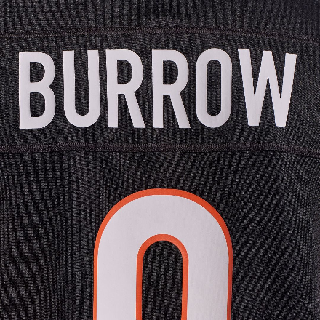 Joe Burrow Cincinnati Bengals Orange Alternate Game Jersey