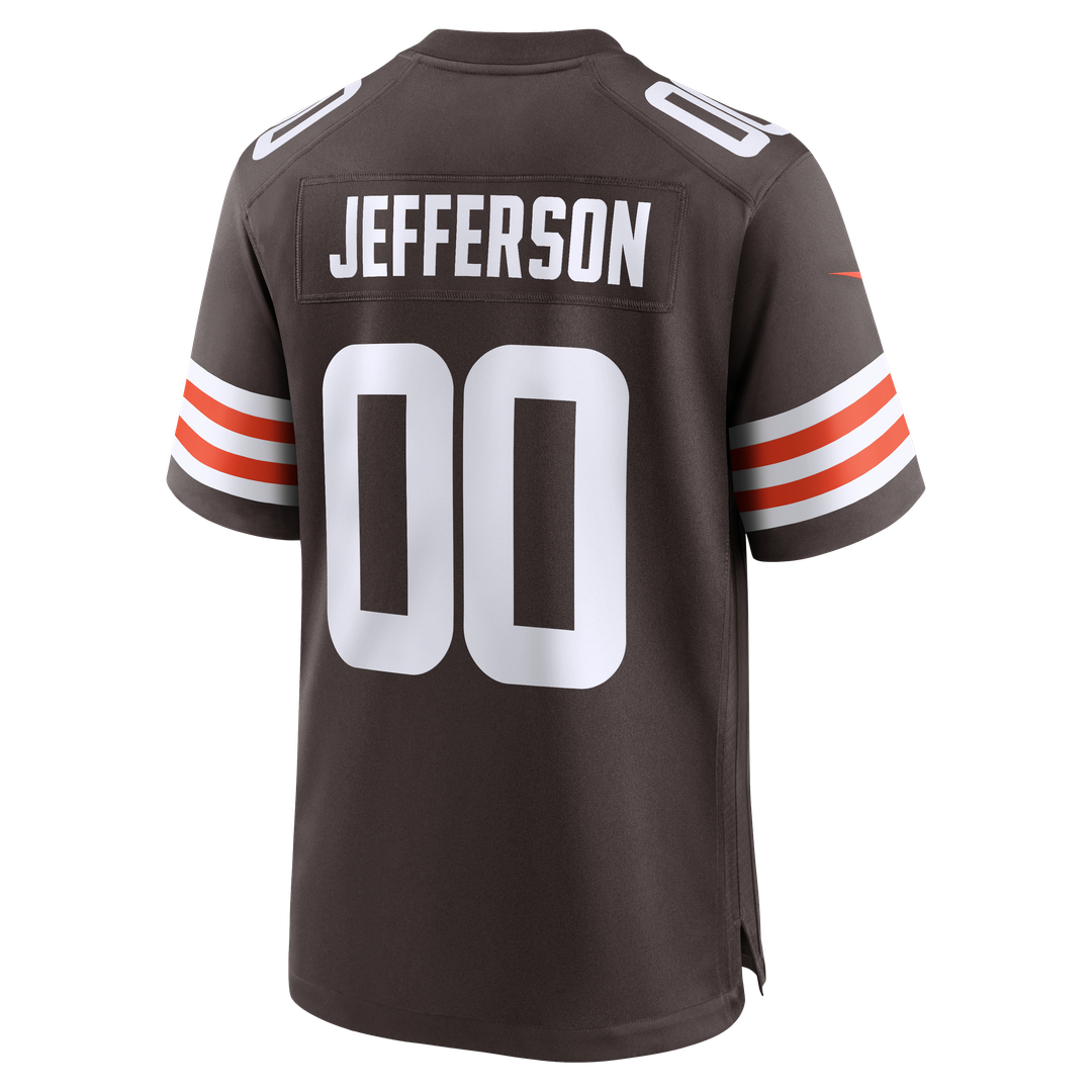 Justin Jefferson Cleveland Browns Brown Game Jersey