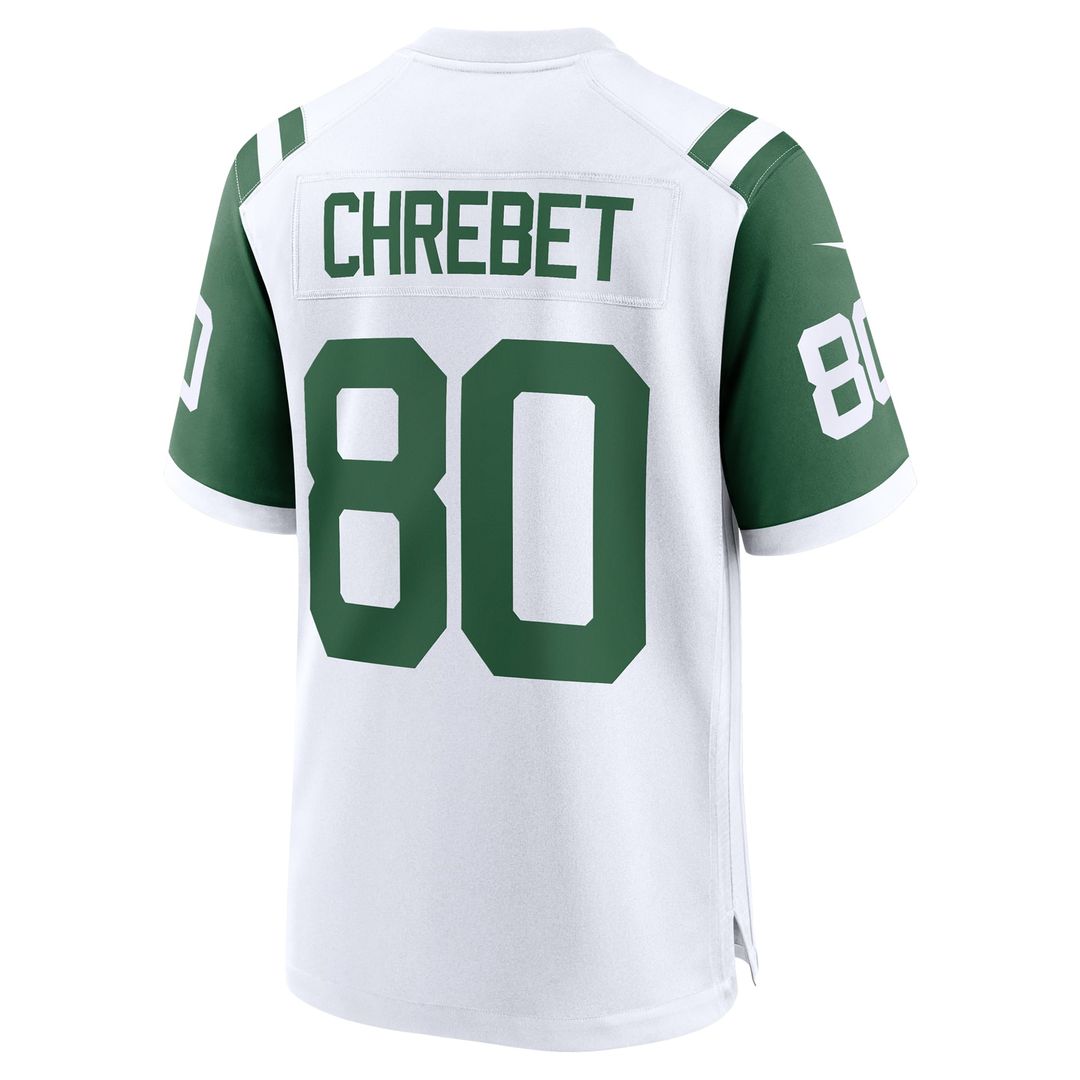 Wayne Chrebet New York Jets White Retired Player Alternate Game Jersey