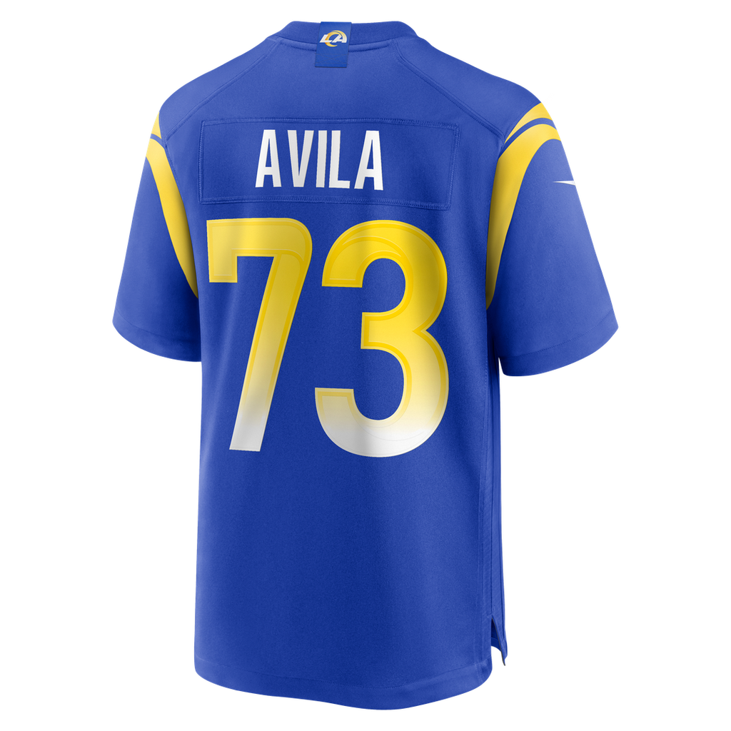 Steve Avila Los Angeles Rams Royal Home Game Jersey