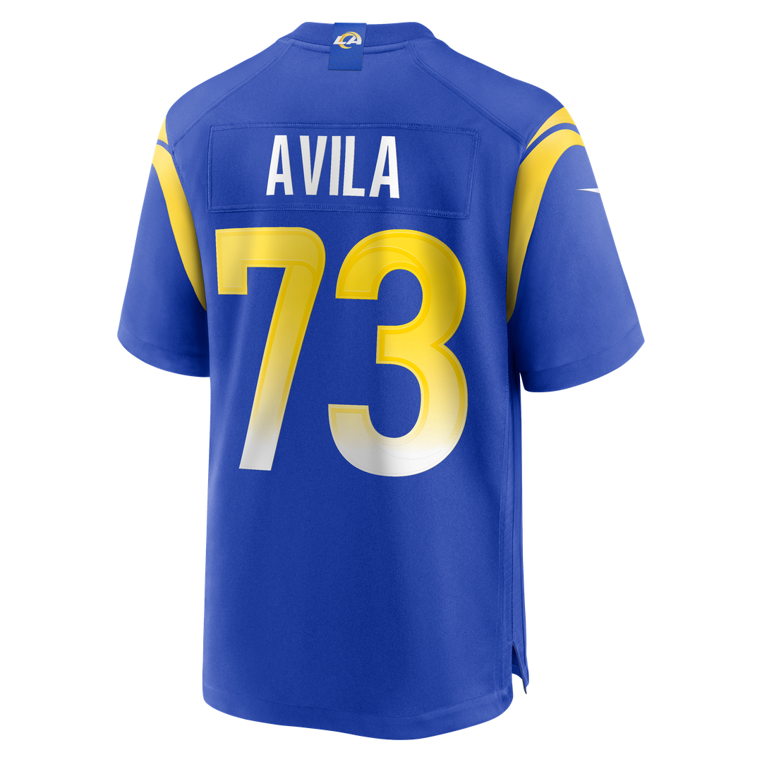 Steve Avila Los Angeles Rams Royal Home Game Jersey