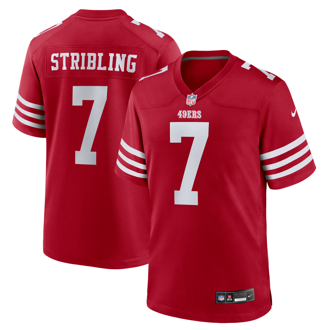De'Zhaun Stribling San Francisco 49ers Scarlet Game Jersey