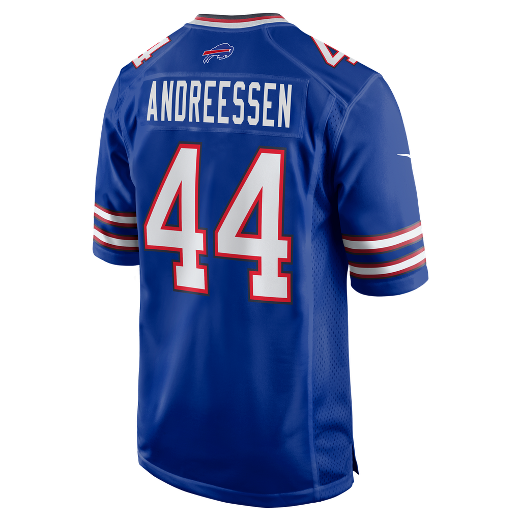 Joe Andreessen Buffalo Bills Royal Game Jersey