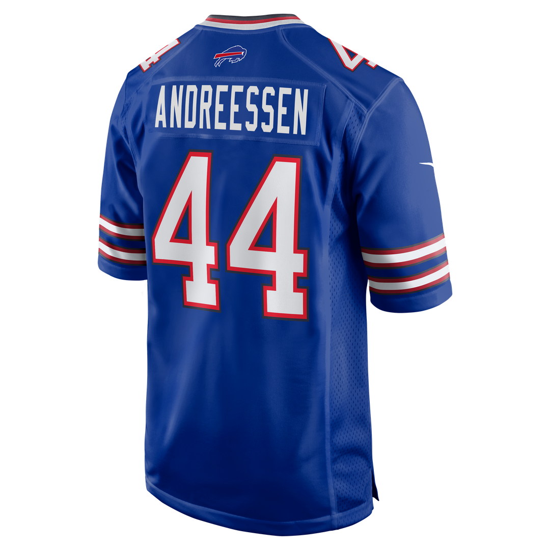 Joe Andreessen Buffalo Bills Royal Game Jersey