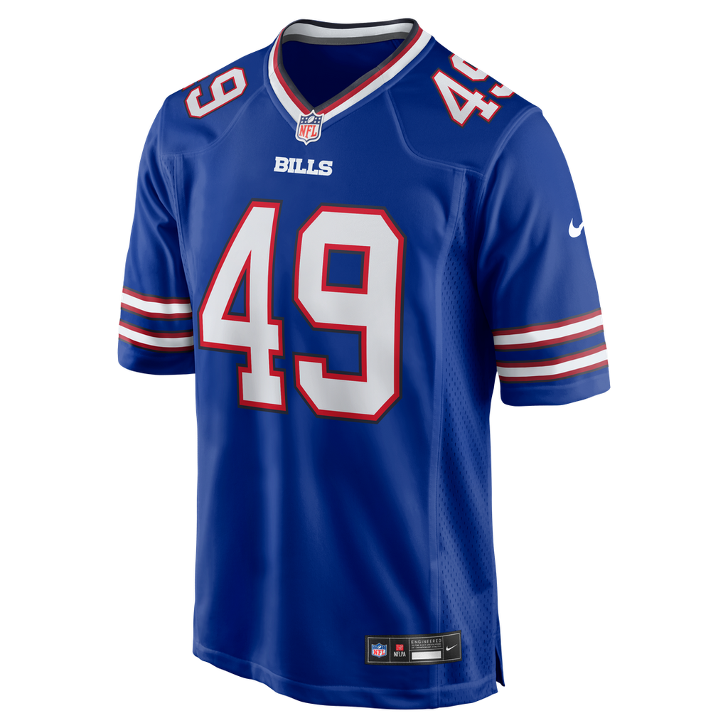 DaShaun White Buffalo Bills Royal Team Game Jersey