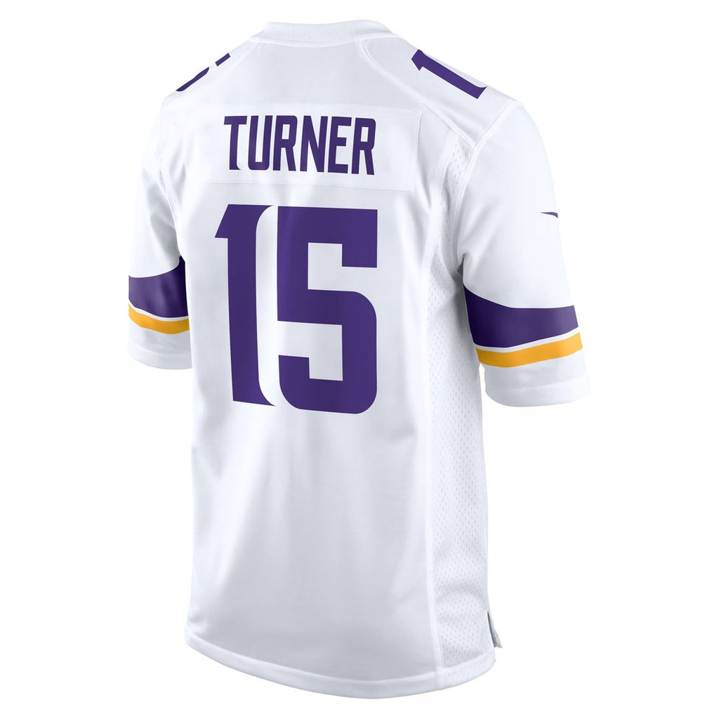 Dallas Turner Minnesota Vikings White Game Jersey