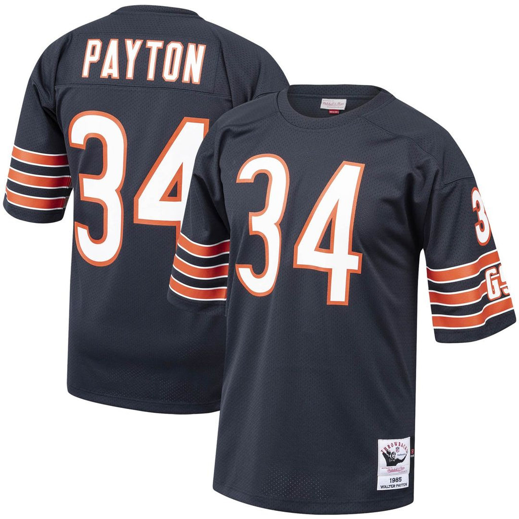 Walter Payton Chicago Bears 1985 Navy Authentic Throwback Retired Player Jersey