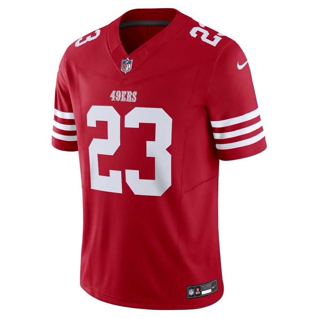 Christian McCaffrey San Francisco 49ers Scarlet Vapor F.U.S.E. Limited Jersey