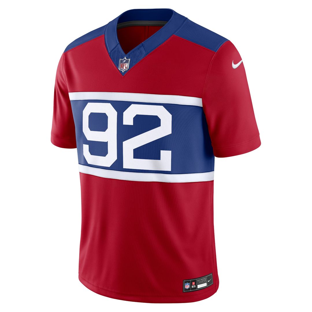 Michael Strahan New York Giants Century Red Alternate Vapor F.U.S.E. Retired Player Limited Jersey