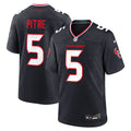 Jalen Pitre Houston Texans Navy Game Jersey