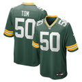 Zach Tom Green Bay Packers Green Game Player Jersey