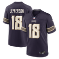 Justin Jefferson Minnesota Vikings Purple 2026 Rivalries Collection Game Jersey