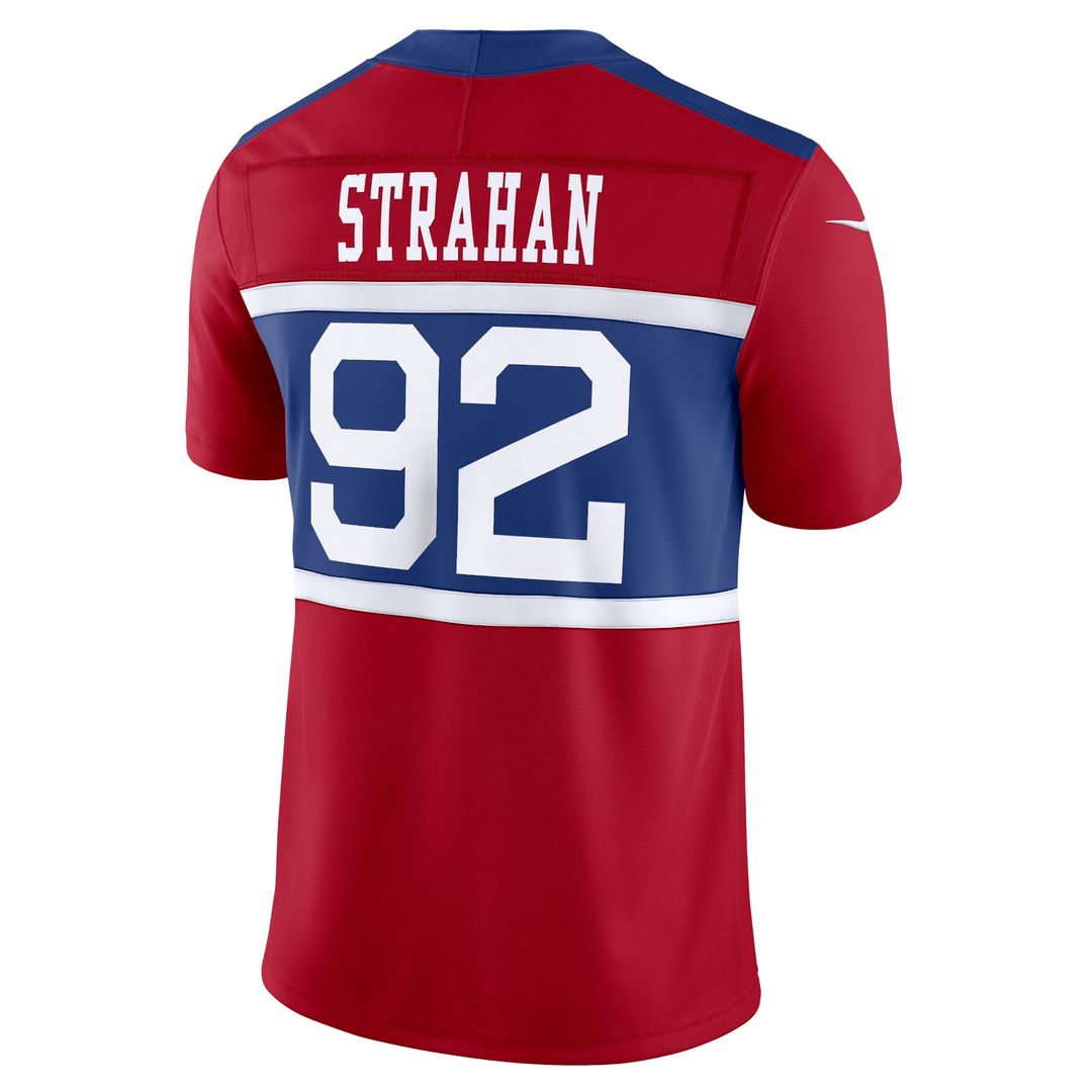 Michael Strahan New York Giants Century Red Alternate Vapor F.U.S.E. Retired Player Limited Jersey